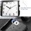 Clock Collage Picture Frame Black 12 Opening 3