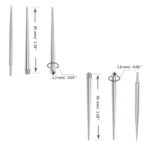 Piercing Assistant Tool Set for Ear Tongue Body 3 pcs 2