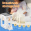 Reusable Breast Milk Storage Tower with Tray FIFO Organizer 6