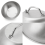 Griddle Accessories Heavy Duty Stainless Steel Cheese Dome 2