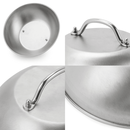 Griddle Accessories Heavy Duty Stainless Steel Cheese Dome 1
