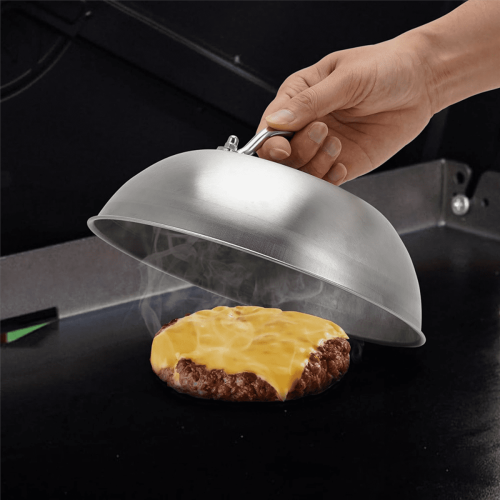 Griddle Accessories Heavy Duty Stainless Steel Cheese Dome 2