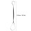 EBTOOLS Leg Lifter Strap Nylon with Foot Strip 1 pc 2