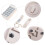 DCENTA Wall-Mount Mini Corded Landline Phone White 3