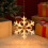 White Christmas Window Decor LED Snowman Snowflake Tree 4