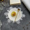 Round Snowflake Placemats Silver Washable Stain-Resistant 2