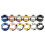Ear Expander Solid Color Stainless Steel Double Flared 12mm 5