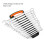 Wrench and Socket Organizer Tray Wall-Mounted Self-Locking 8