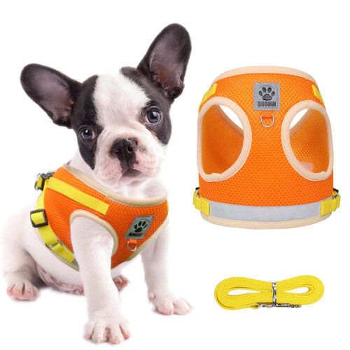 Cat Harness and Leash Set Adjustable Vest with Reflective 1
