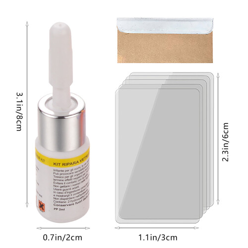 Windshield Crack Repair Fluid Kit 2ml 1