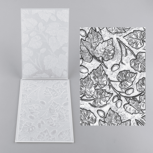 3D Embossing Folder Leaves and Fruits for Card Making 1