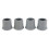Rubber Hiking Pole Tips 25mm 4 Pcs 2