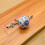 Ceramic Cabinet Knobs Blue White 41mm 2 Pack 2