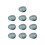 Easter Eggs Stones 10PCS 2