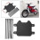 Dirt Bike Front Number Plate Accessories Sturdy Lightweight 7