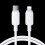 Câble USB-C vers Lightning 20 W, 0,25 m - Blanc 1
