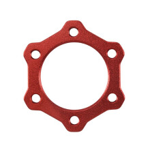 Mountain Bike Hub Disc Brake Rotor Adapter for Bicycle Freewheel Bicycle Accessories Red
