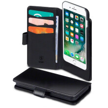 Peněženka 2 v 1 pro iPhone 6/6S/7/8 Plus - černá
