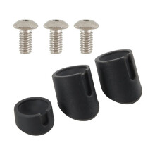 1Set Scooter Rear Back Mudguard Screw Rubber Cap Screw Plug Cover for M365 Electric Scooter Parts(Black)