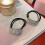 Hair Ties Rhinestone Decor Elastic Ponytail Holders 2 Pcs 4