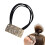 Hair Ties Rhinestone Decor Elastic Ponytail Holders 2 Pcs 5