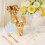 Gold Plastic Utensils Set Heavy Duty 60-Piece 6