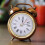 Quartz Clock Insert 65mm Roman/Arabic Numerals Gold Silver 3