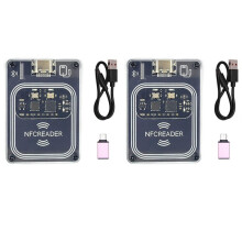 2X PCR532 NFC RFID Draadloze Module IC-Kaartlezer/Schrijver RFID-Emulator Minicopy met Type-C-Interface