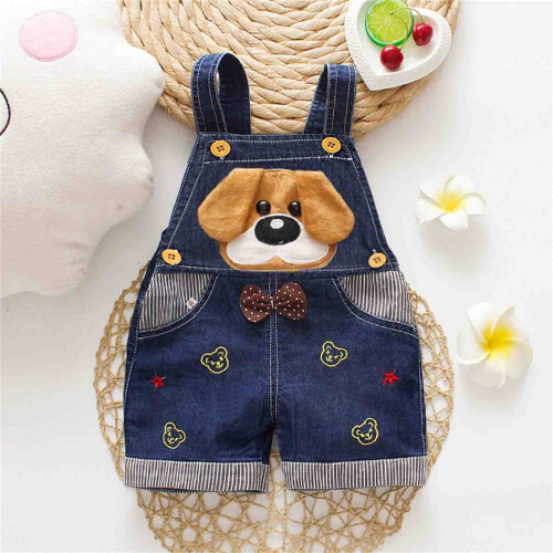 Denim Suspender Overalls for Toddlers Summer 1