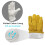 Leather Work Gloves Cotton-Lined Thorn-Proof Large 3