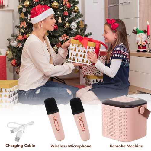 Portable Bluetooth Karaoke Microphone Speaker 1
