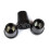 Walking Stick Tip Protector Black Circle Cover 6 Pcs 3