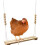 Wooden Chicken Swing Toy for Coop Perch Exercise 2