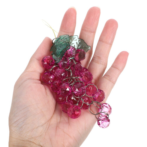 Lampshade Lantern Grape Pendant Purple 50x5x4cm 2