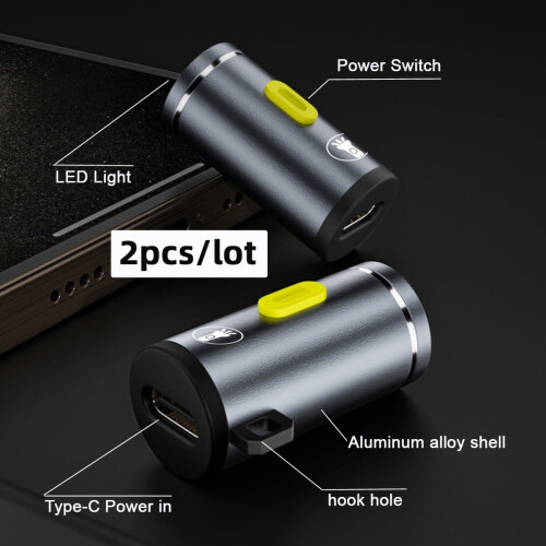 USB-C LED Interior Light Set 2 pcs 210 lm 1