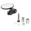 Motorcycle Mirrors Black Round Bar End Side Mirrors 6