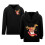 Boys Printed Hooded Sweatshirt Zipper Front Pocket 1