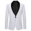 Kids Formal Suit Jacket Long Sleeve White 6-7 Years 1