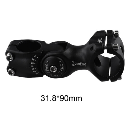 可调节自行车把立 铝合金 31.8mm 90mm 60度