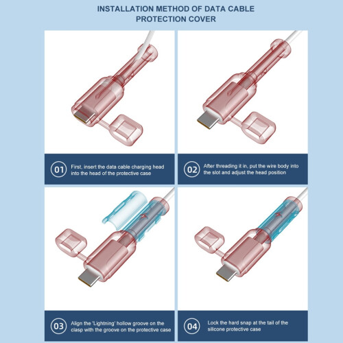 USB C Charging Cable Protector 2 Pack Heavy Duty 2