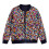 Girls Solid Color Sequin Zip-Up Jacket Black 1