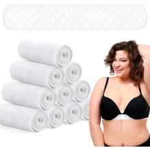 Bra Liners Cotton Absorbent 20 Pcs 18 x 3 Inch