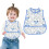 Short Sleeve Bib Car Design Soft Fabric Large Size 1