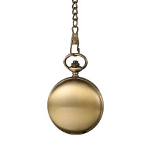 Men's Manual Mechanical Pocket Watch with Roman Numerals