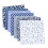 Cotton Fabric Bundle Floral Dot Patterns 10 Squares 1