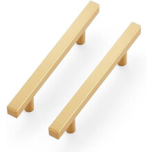 Brass Cabinet Handles Champagne Gold 20-Pack