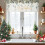 Christmas pine tree valance 54x18 inch rod pocket 1