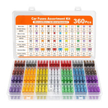 Car Fuse Assortment Kit 360 Pcs Mini Standard Micro