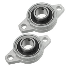 KFL002 Flange Bearing Zinc Alloy 15mm 2PCS