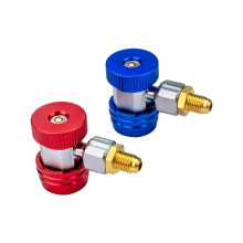 R134a HVAC manual coupler adapter 1/4 inch